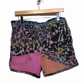 Crazy Patterned Shorts (Size L) Silk Touch