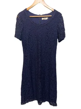 Cream Women??s Navy Blue Dress (Size L) Free Step Gentle Look