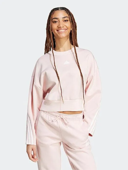 Future Icons 3-Stripes Sweatshirt Neutral Tones