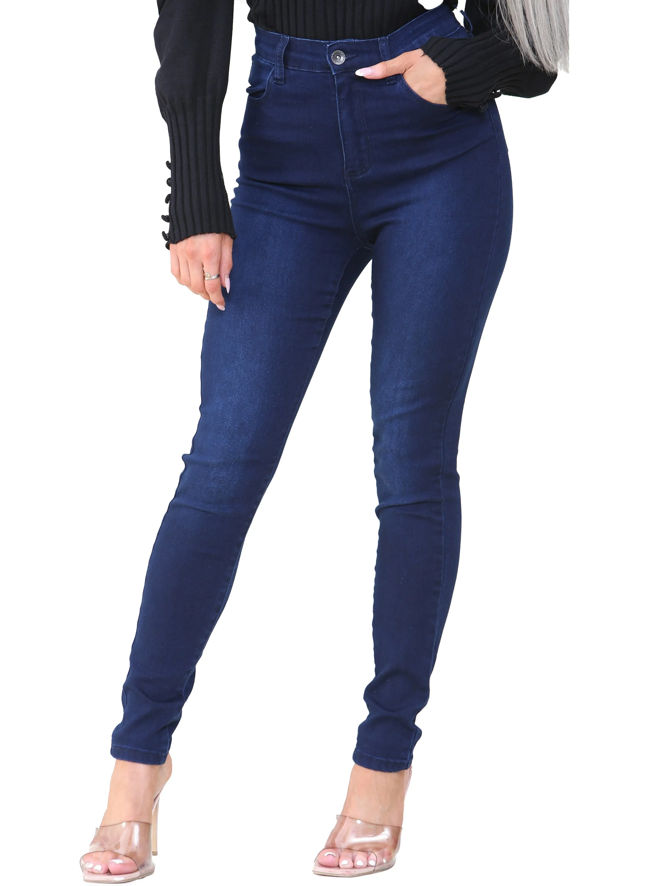 Eco Friendly Production Crisp Look Enzo | Womens Skinny Stretch Jeans