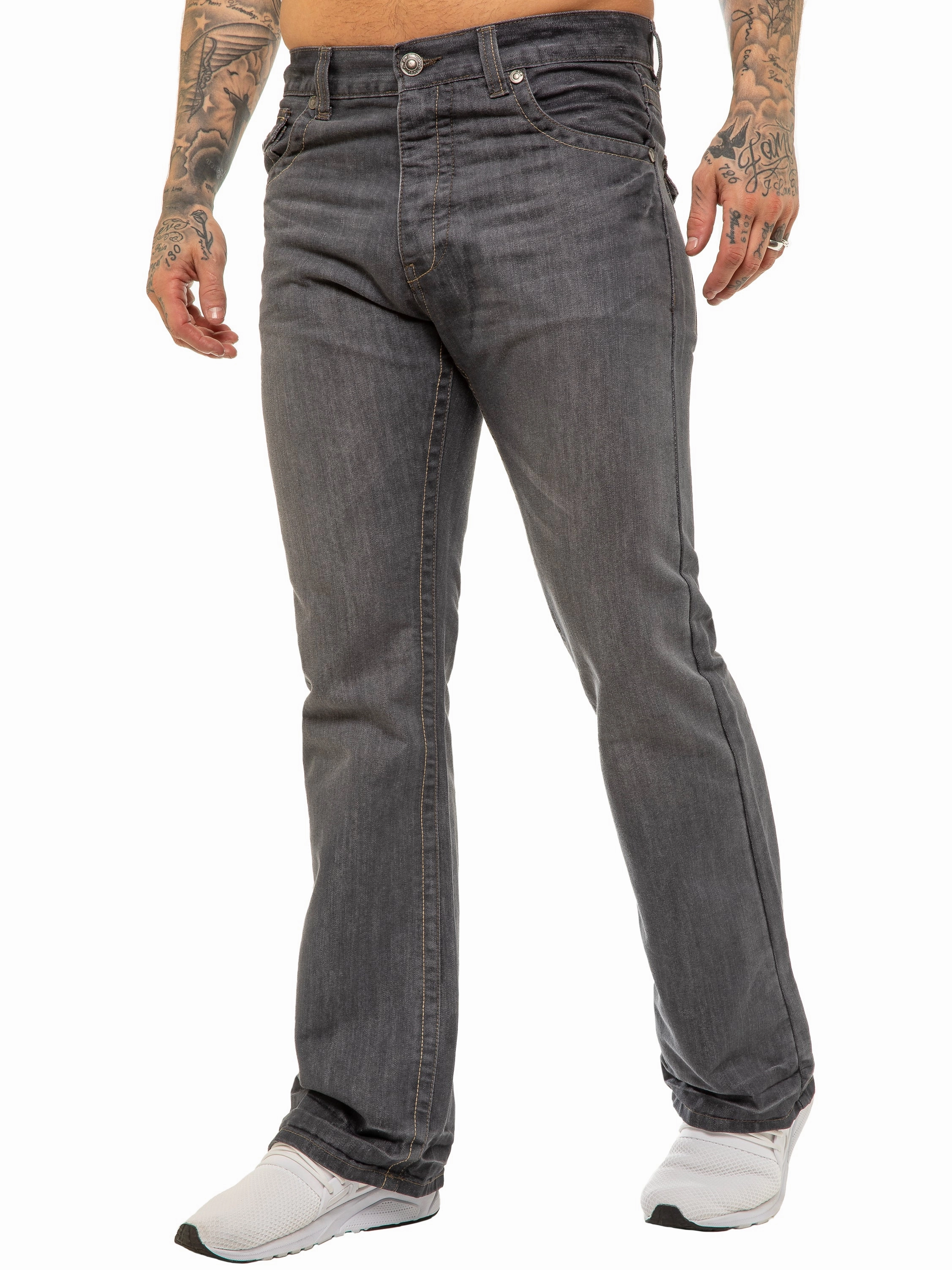 APT Designer | Men's Classic Boot Cut Denim Jeans Day Wear Fashion Focus