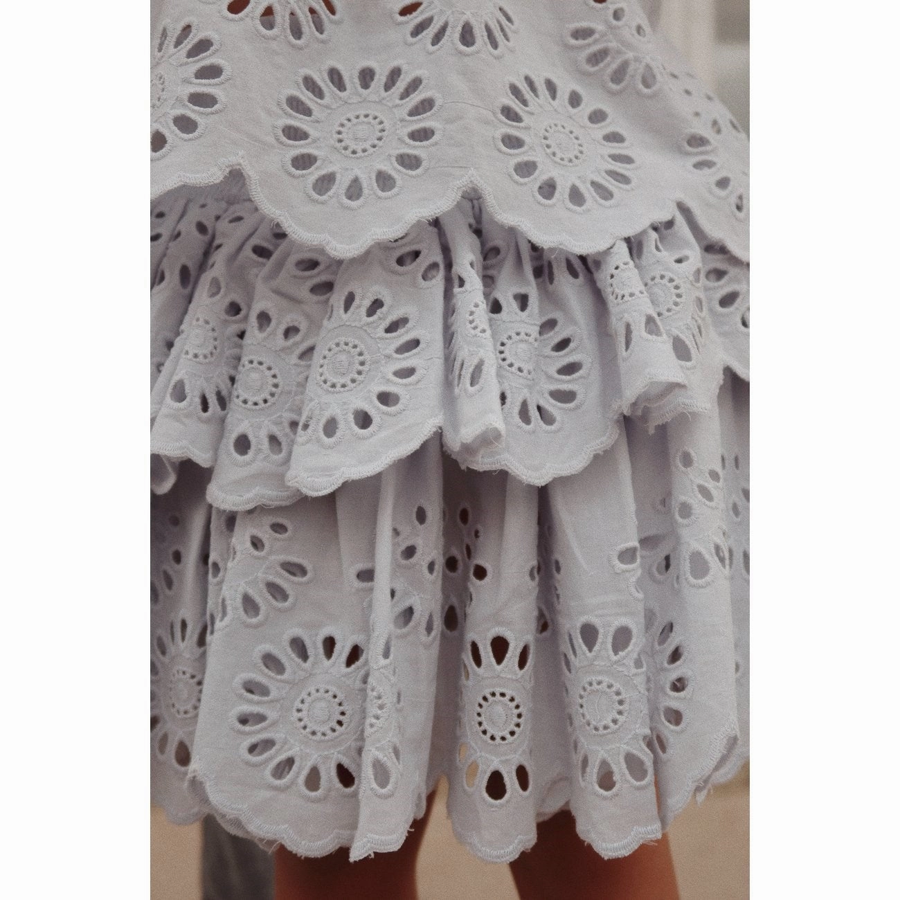 Crisscross Details Konges Sl?jd Plein Air Posey Smock Skirt