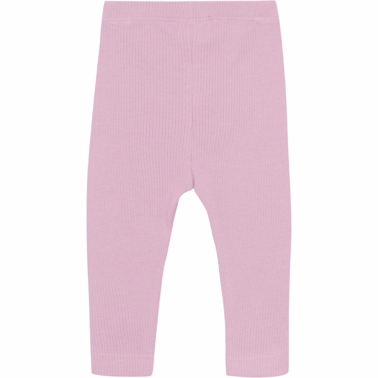 Minymo Light Rose Leggings Rib Breathable Material