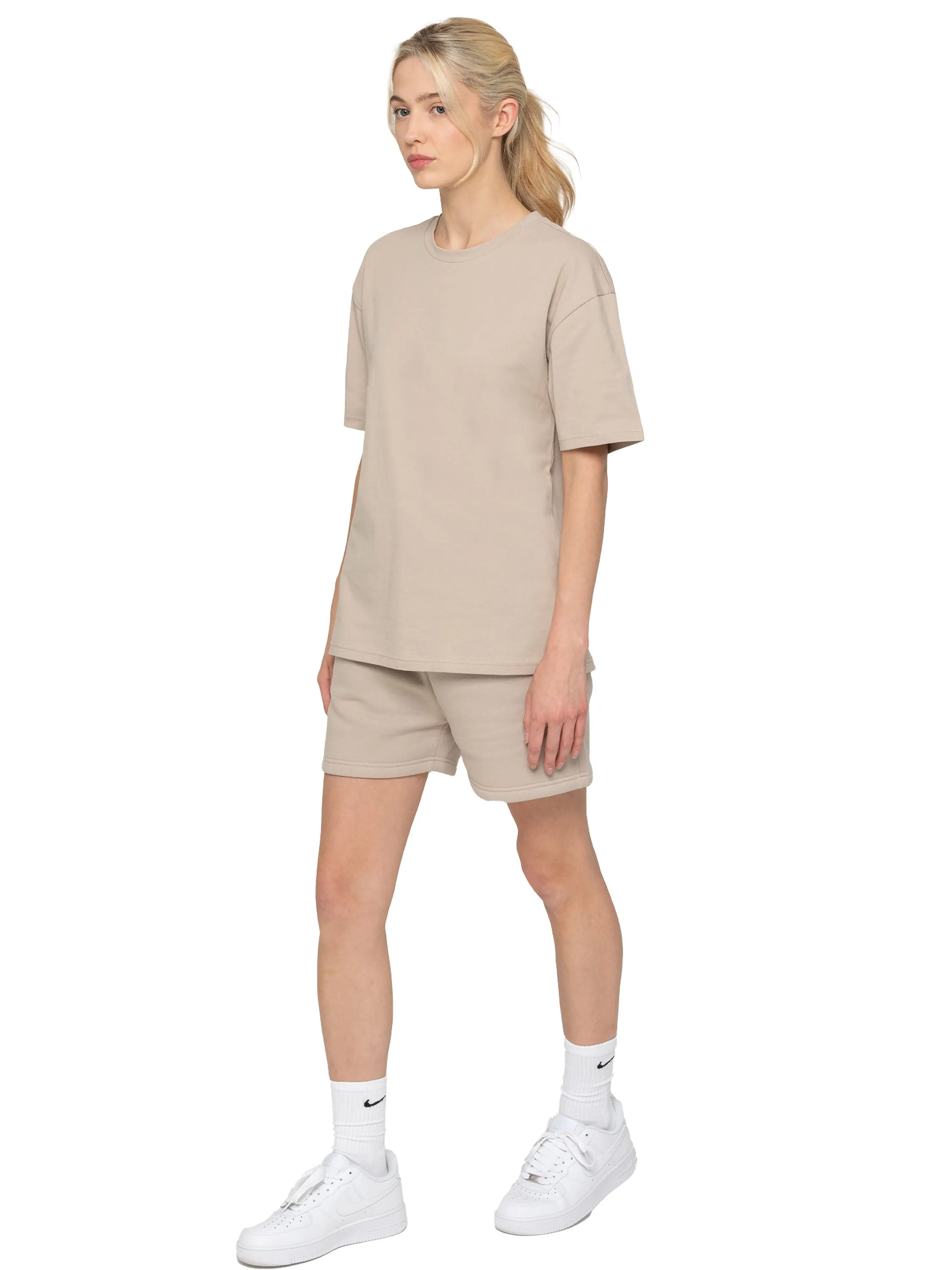 Enzo | Womens T-Shirt & Shorts Tracksuit Set slim fit