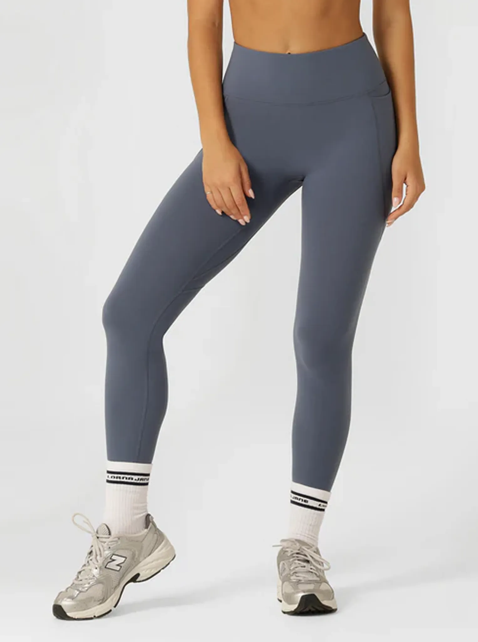 Amy No Ride Phone Pocket Full Length Leggings anti slip grip Maternity Wear Rib Knit