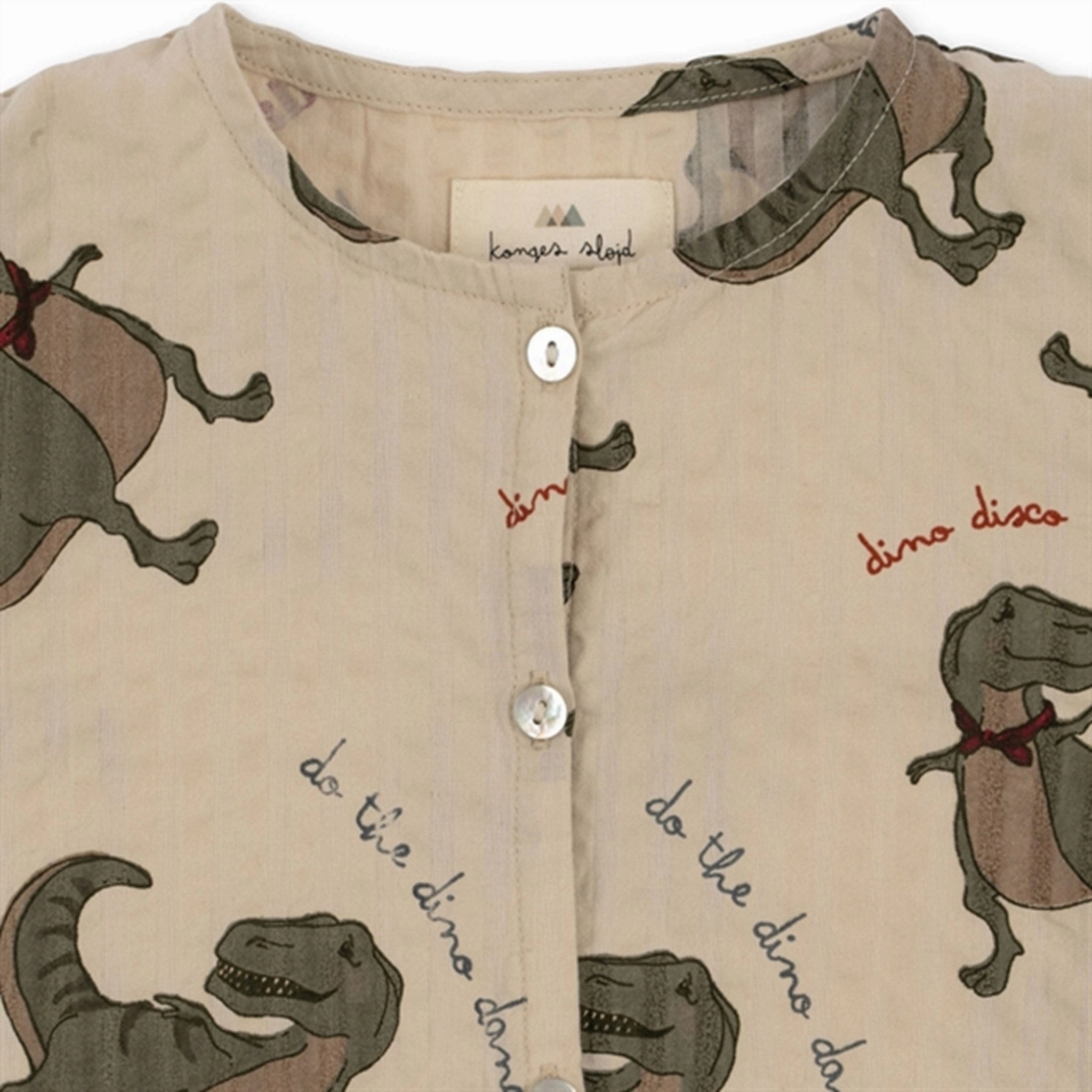 Konges Sl?jd Dansosaurus Ace Romper Soft Family Versatile Everyday