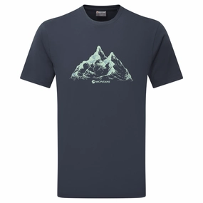 Feminine Touch Chilly Day Style Montane Dual Mountain T-Shirt Men