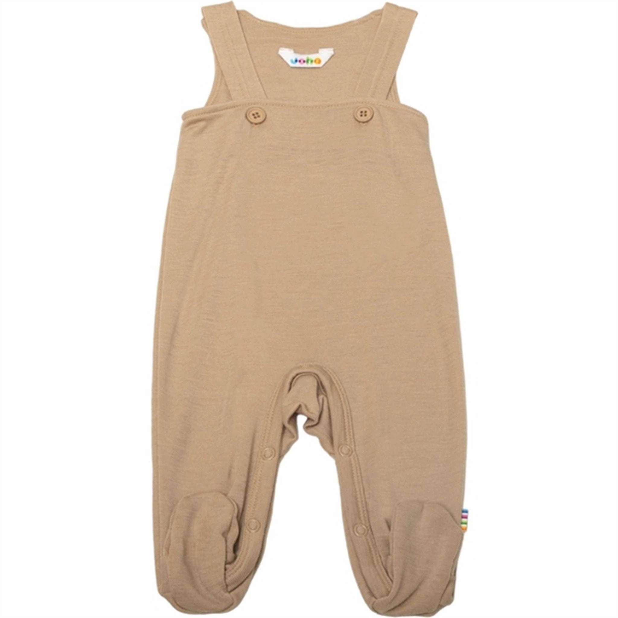 Joha Wool/Silk Beige Overall with Foot Outdoor Comfort Fit Outdoor Layer