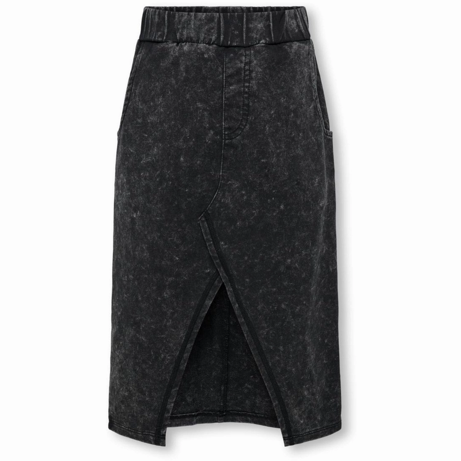 Outdoor Outfit kids ONLY Black Donna Washed Sweat Skirt
