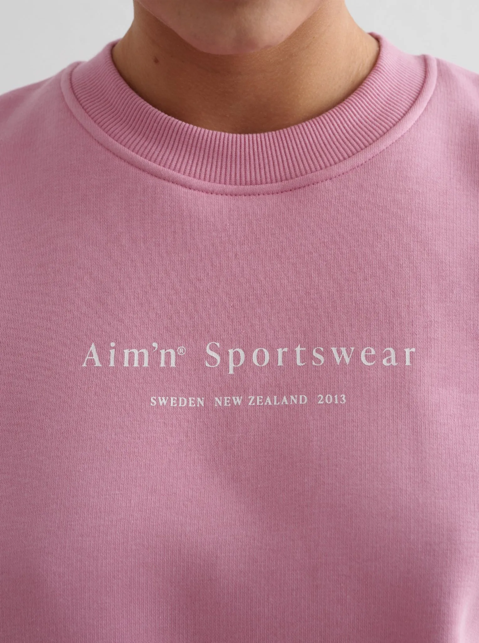 Contrast Inner Layer Desert Rose Serif Sweatshirt
