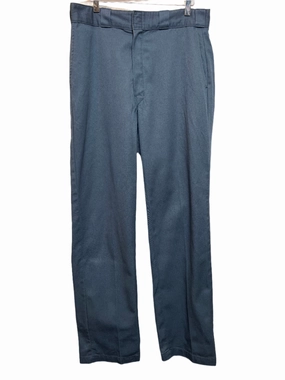 Outfit Staple Sleek Style Dickies Mens Blue Trousers (W32)