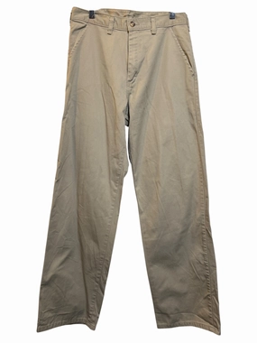 Cozy Touch Erasable Logo Patch Dickies Mens Tan Trousers (30x32)