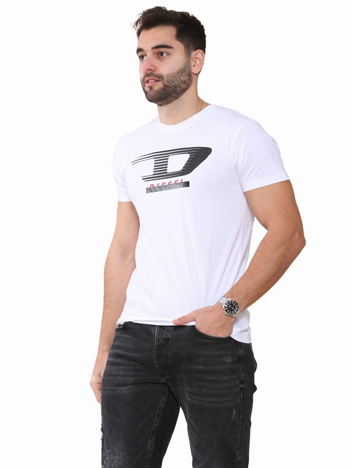 Trendy Diesel Mens Short Sleeve T-Shirt | T-Just Y4