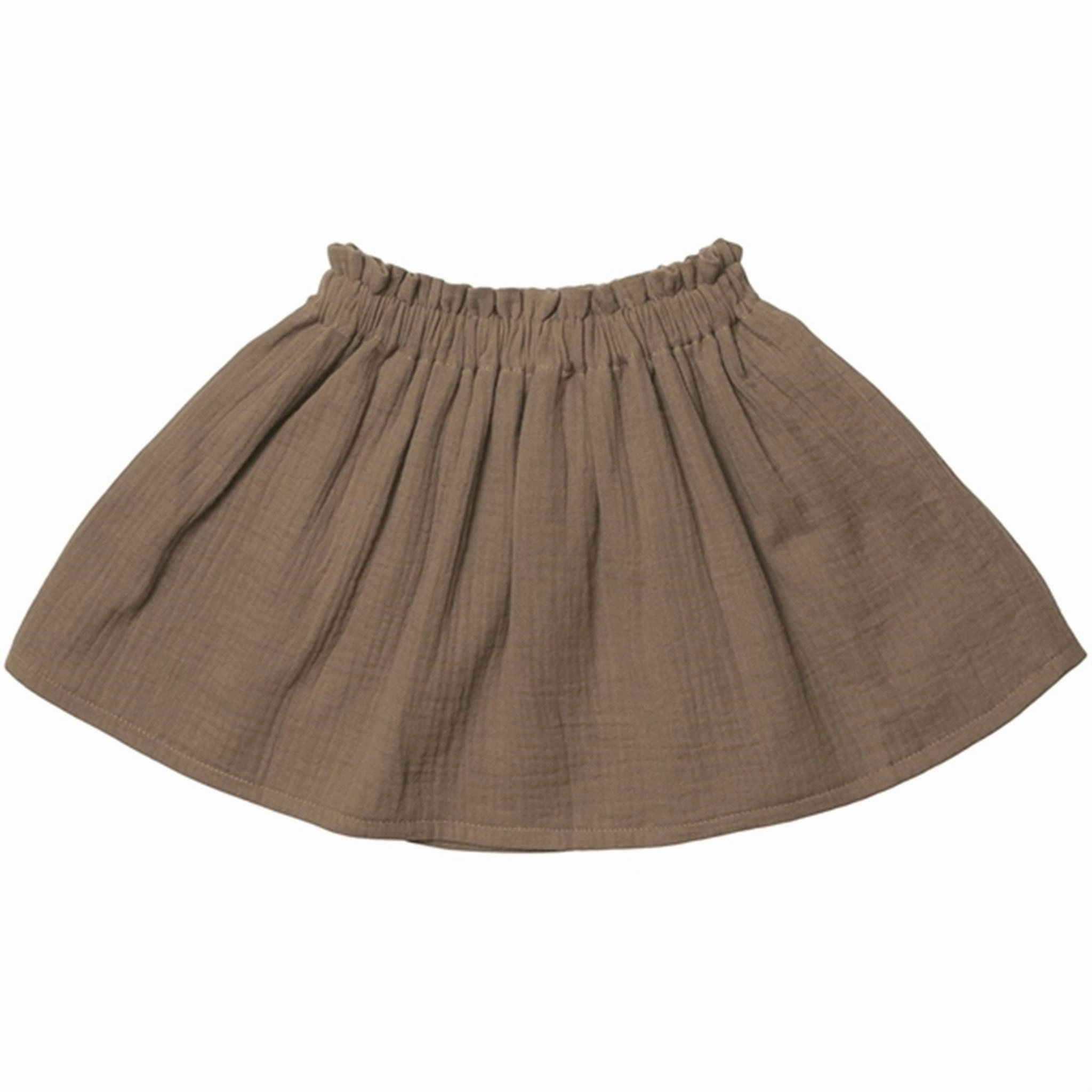 Organic Cotton Suede Feel Huttelihut Daisy Skirt Muslin Nougat