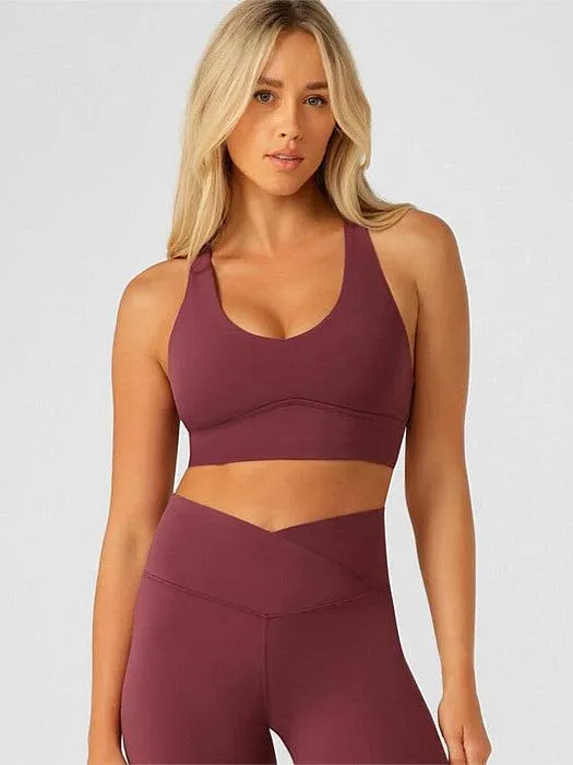 Trendy Off Duty Longline Sports Bra