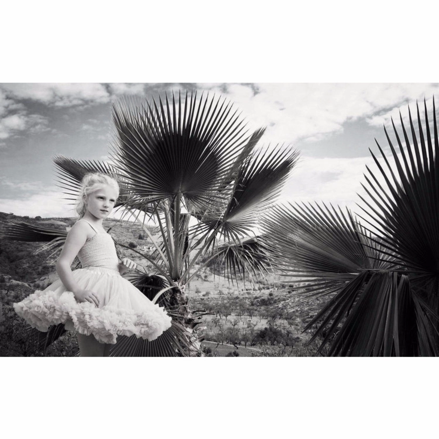 urban scene Dolly by Le Petit Tom Frilly Skirt Off White