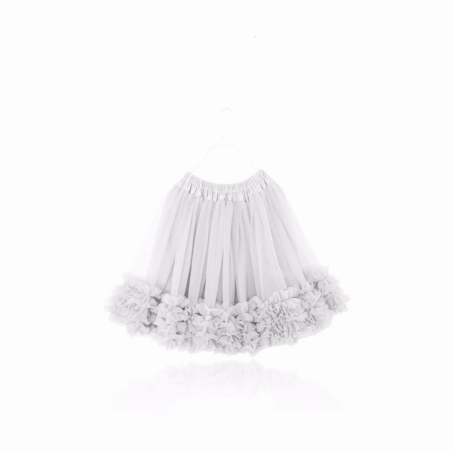 Dolly by Le Petit Tom Frilly Skirt Off White Handmade Item Weekend Outfit