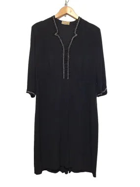 Poised Vibe Casual maxi dress Dorothy Walker Black Dress (Size L)