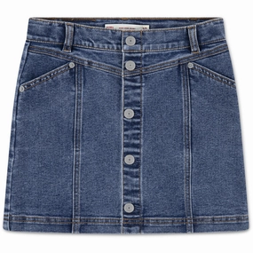 Levi's Rodeo Button Front Skirt Easy Care