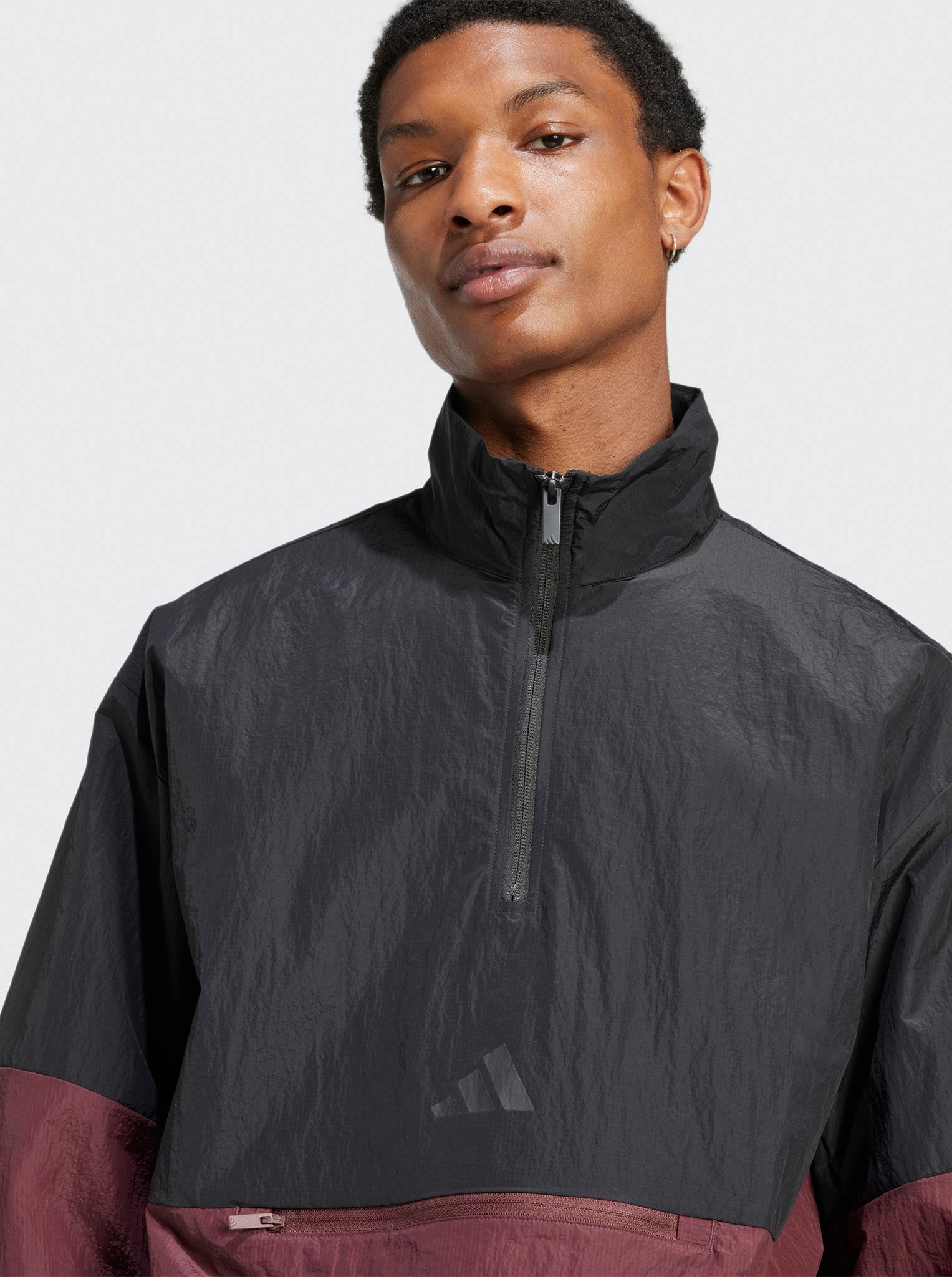 Future Icons 3-Stripes Woven Half-Zip Sweatshirt Empathy