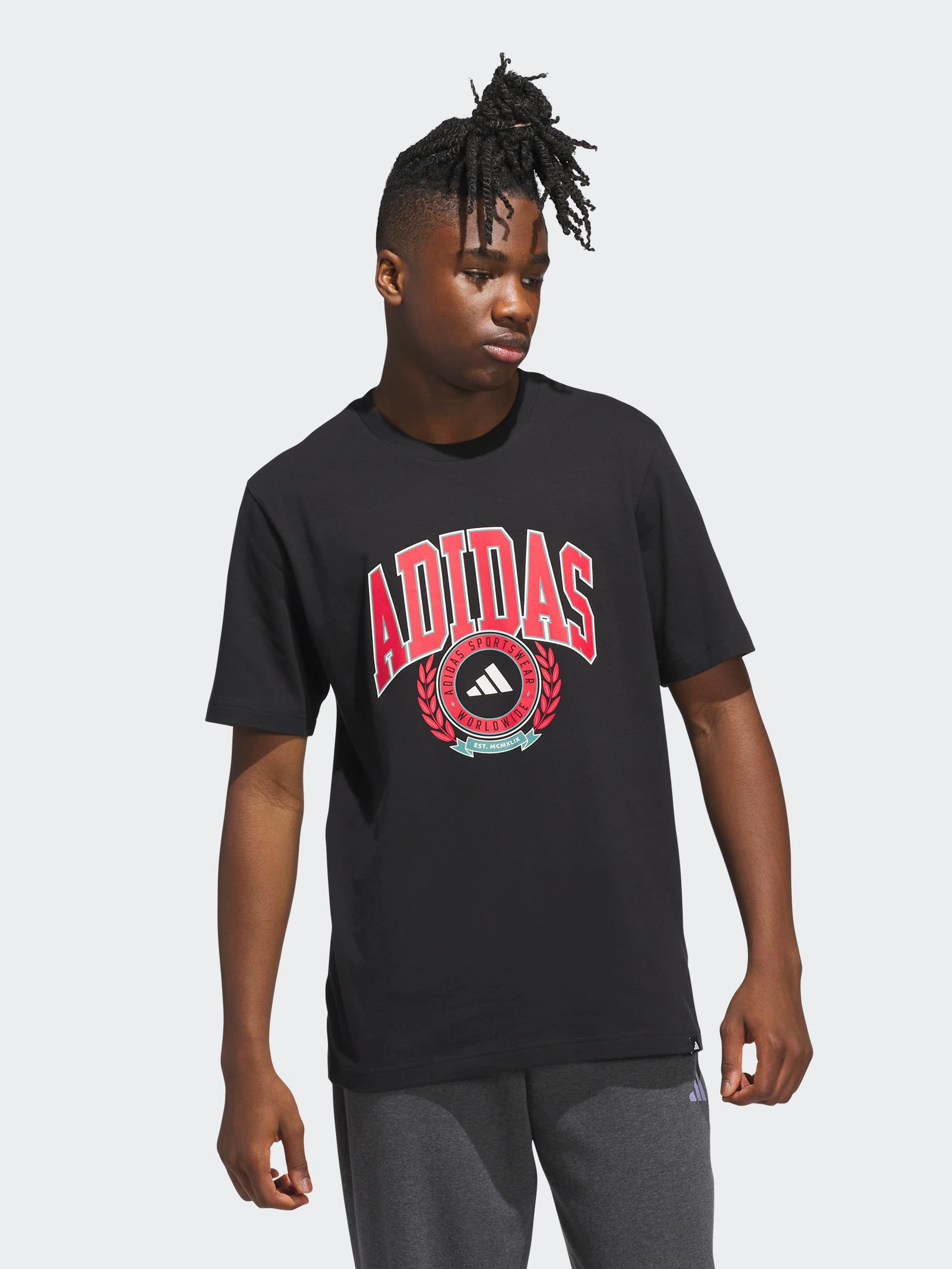 Varsity Crest Graphic T-Shirt Autumn coziness Perfect for Travel