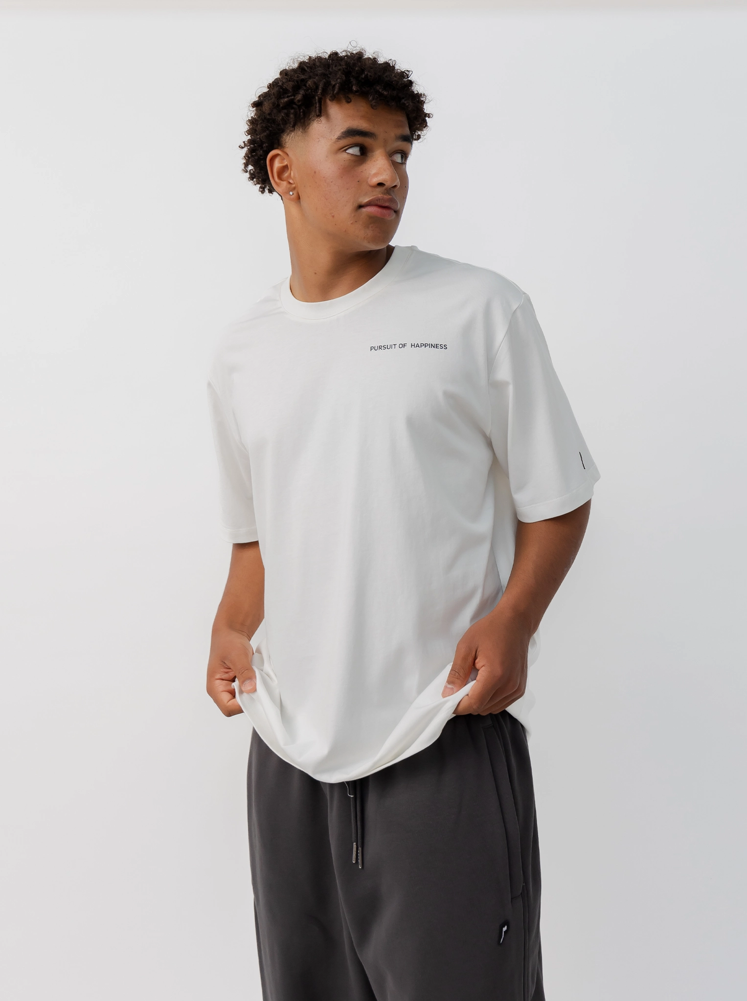 Dream Big Track Tee Sporty Style Wear Geometric precision