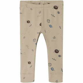 Name It Plaza Taupe Owene Leggings Slim and Sleek Neutral Fit