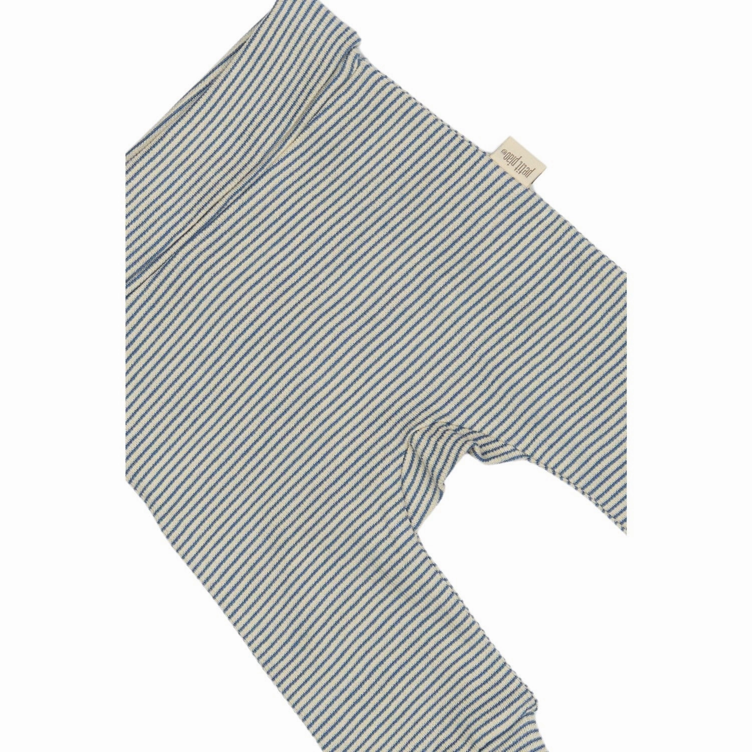 Petit Piao True Navy/Dark Off White PPDian Fold Leggings Stripe NOOS Travel Enthusiast Outdoor Running