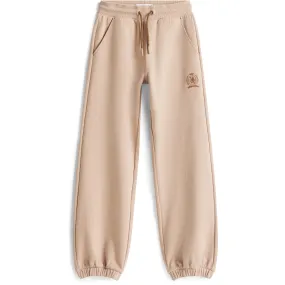 Tommy Hilfiger Malted Milk Tonal Crest Sweatpants MultiFunctional Design print venue