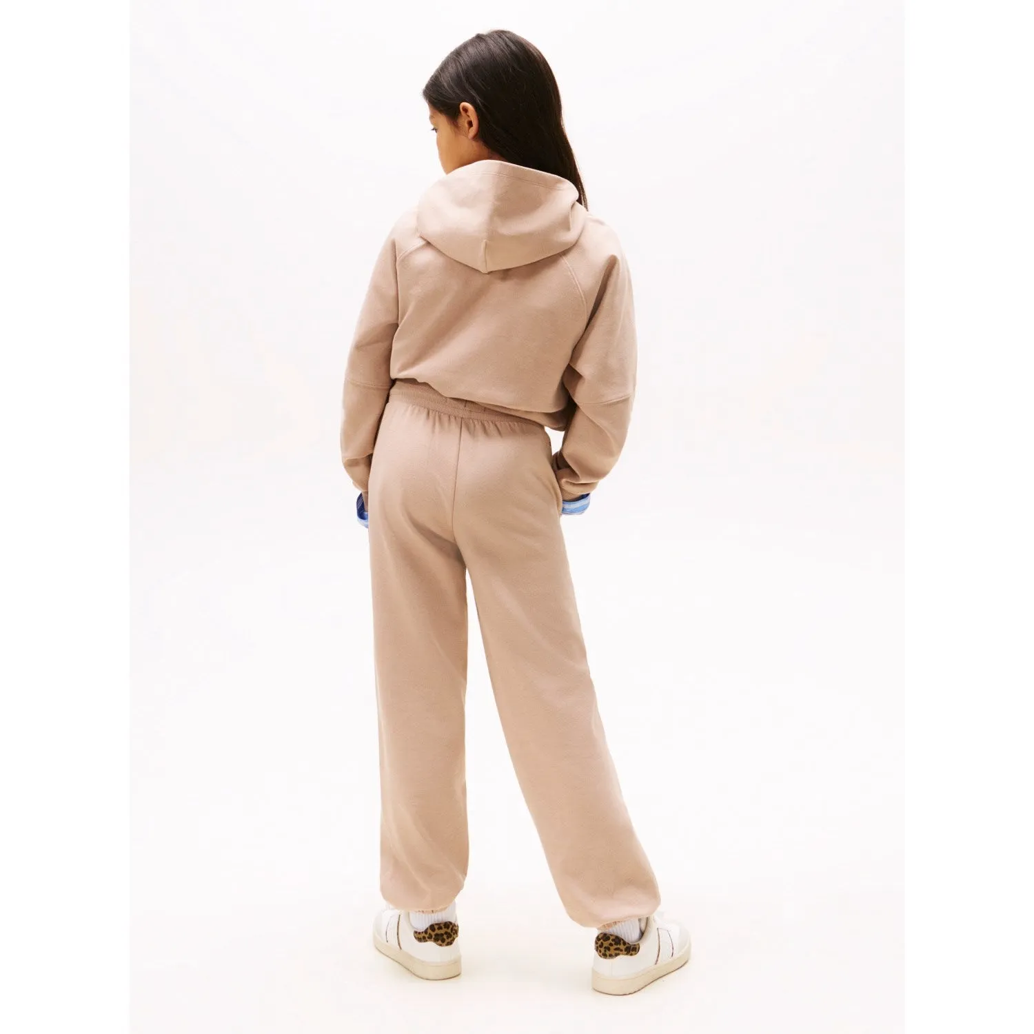 Tommy Hilfiger Malted Milk Tonal Crest Sweatpants DropIn Pocket Design hat venue