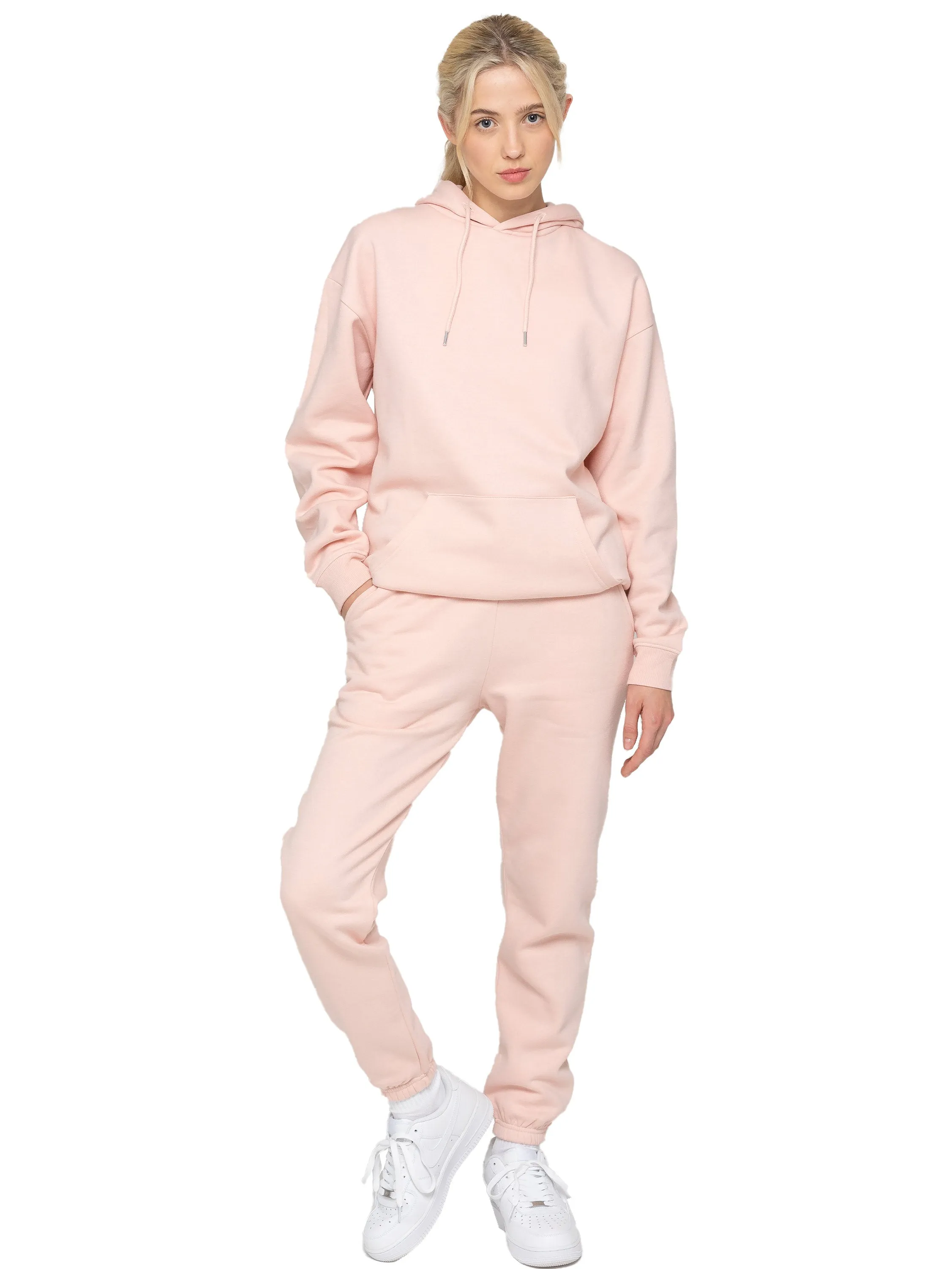 product label information product office appropriateness Enzo | Womens Oversized Pullover Hoodie Tracksuit Set