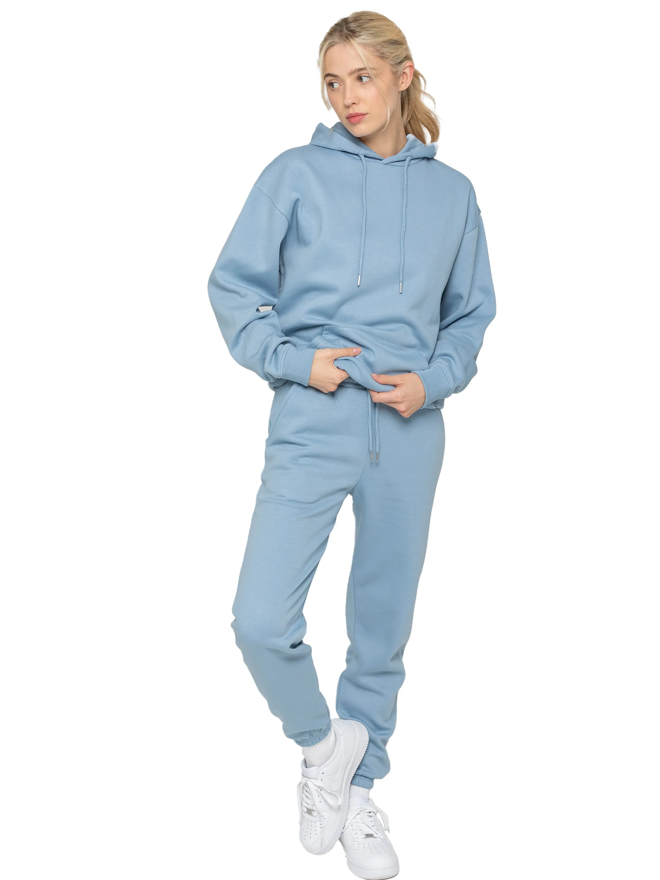 Enzo | Womens Oversized Pullover Hoodie Tracksuit Set Product Innovation product running suitability