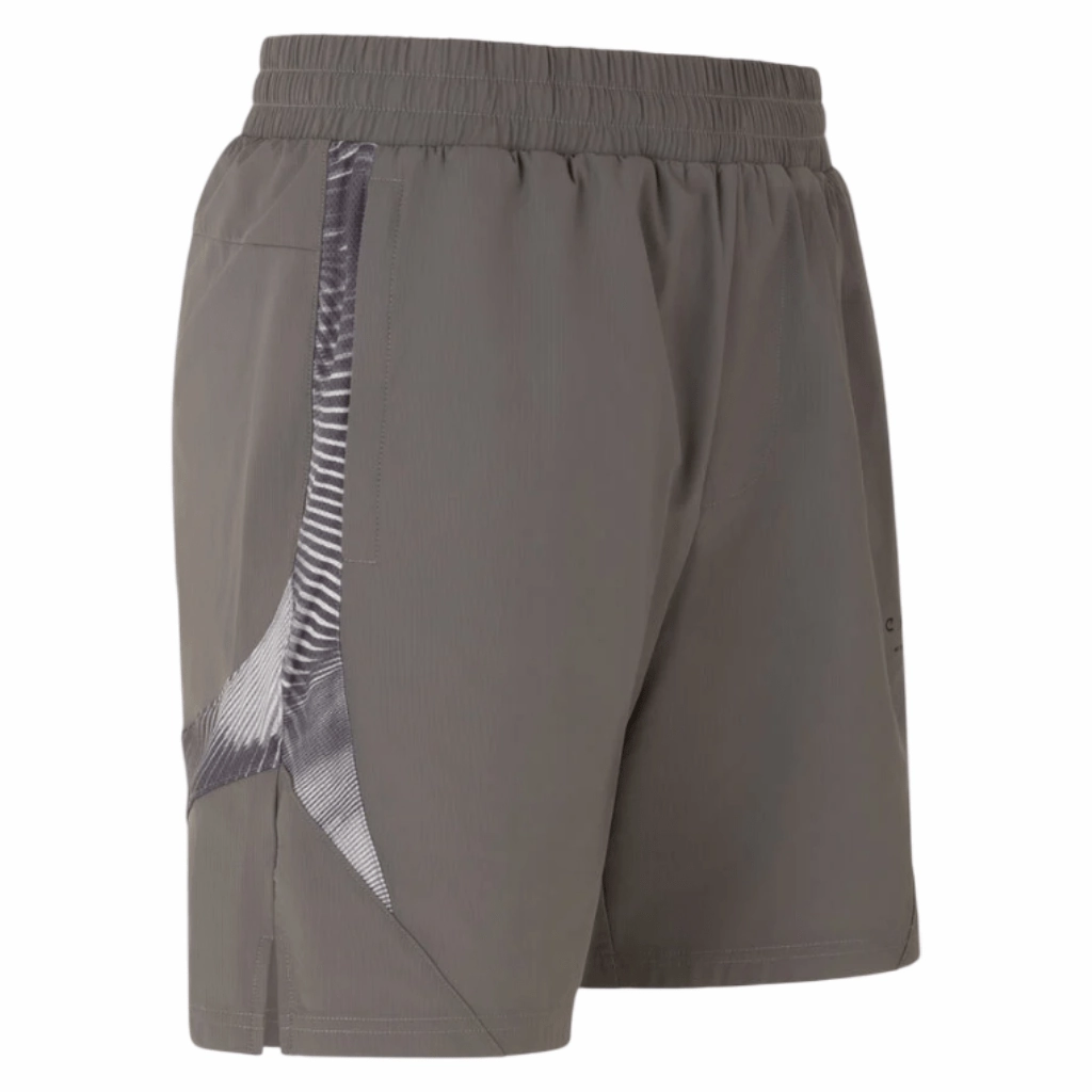 checked shorts Quick Access Zip Pockets Cruyff Omega 7" Short Men