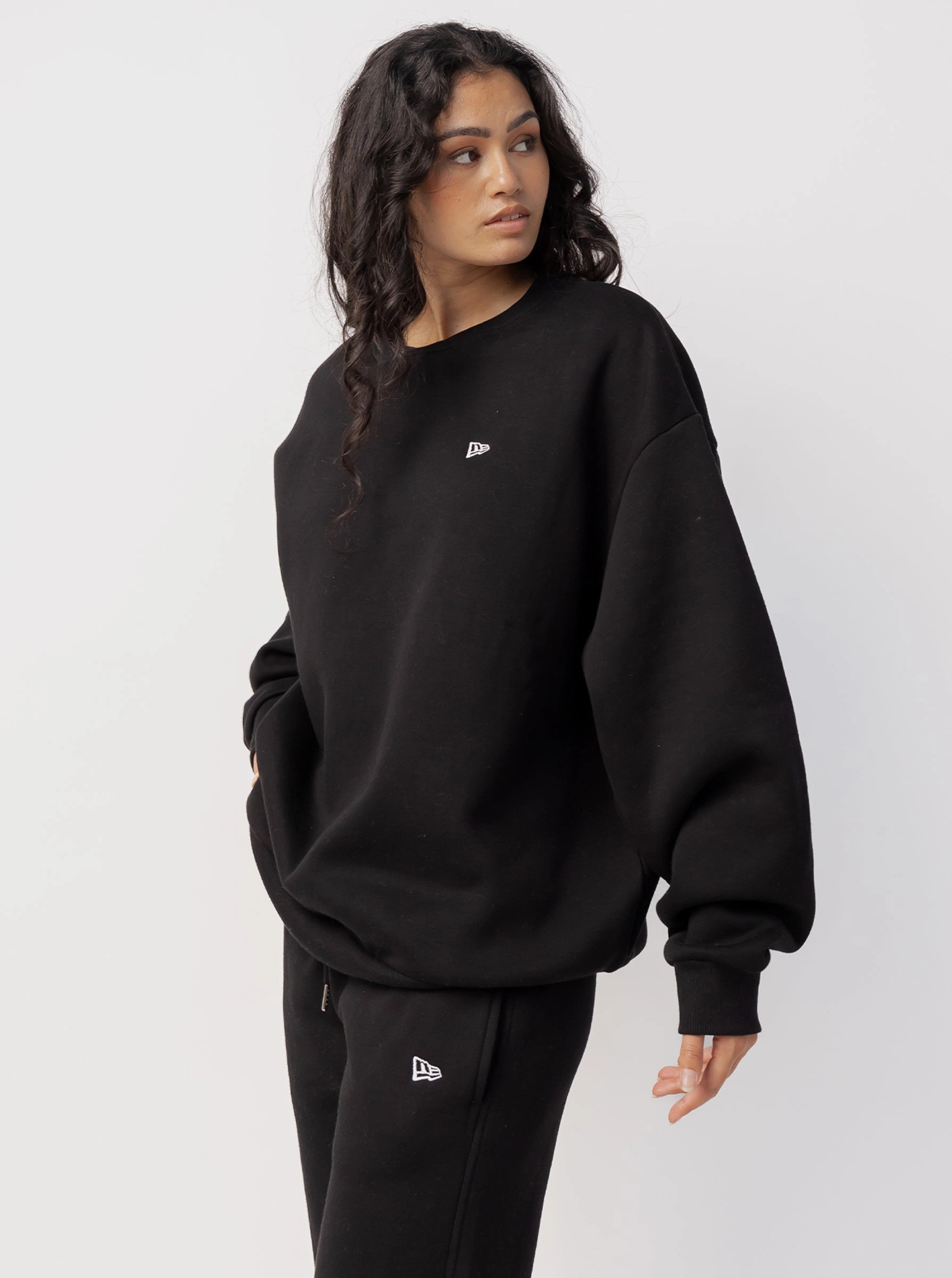 Faux Suede Water resistant coating Crew Sweat