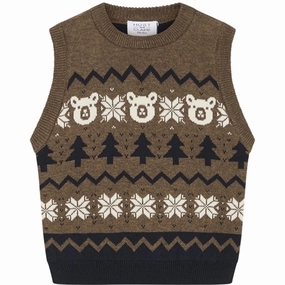 Low Weight Build Advantage Hust & Claire Baby Cub Brown Perrie Vest