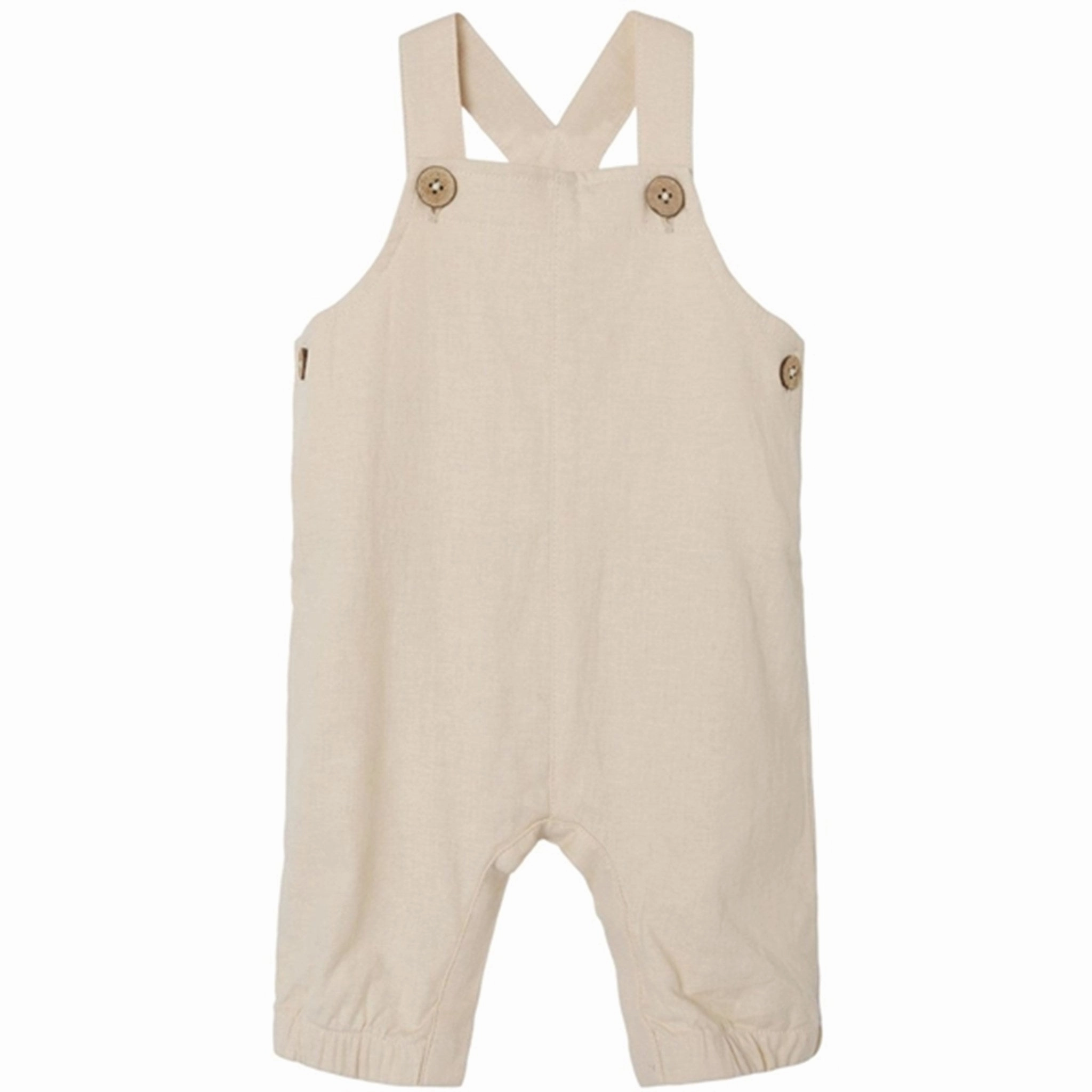 Lil'Atelier Bleached Sand Felix Overall TaglessDesign