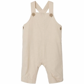 Lil'Atelier Bleached Sand Felix Overall Ripstop Reinforcement