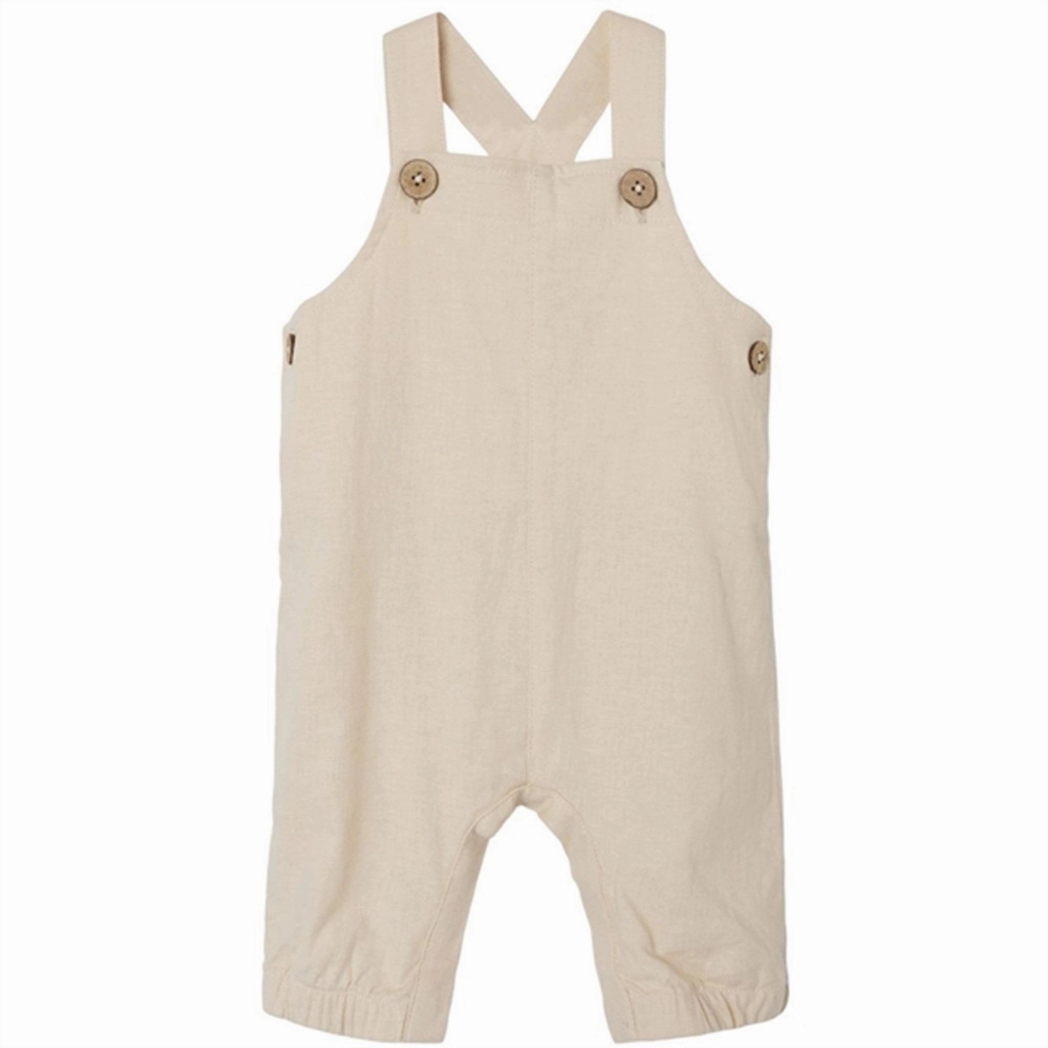 Lil'Atelier Bleached Sand Felix Overall Ripstop Reinforcement