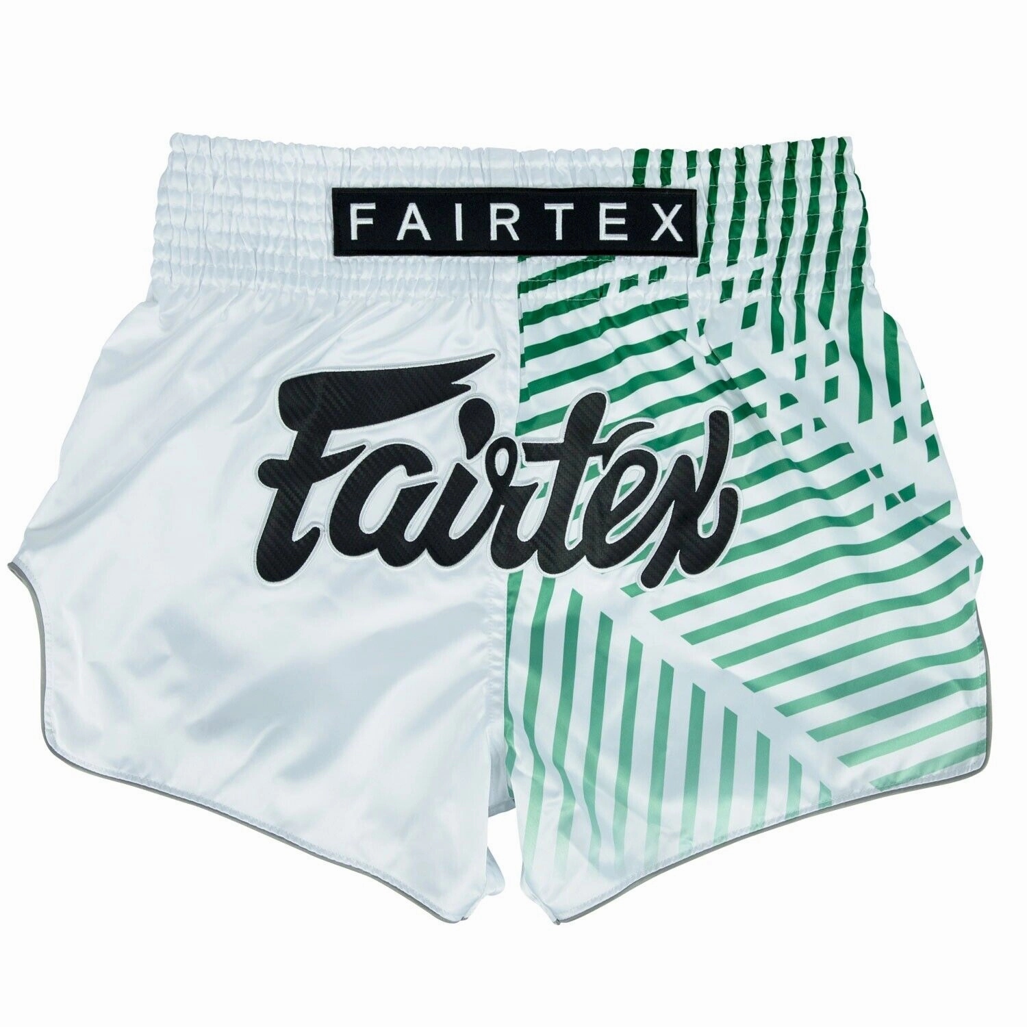 WindResistantWeave Durable Quality Fairtex Racer Muay Thai Shorts BS1923 White