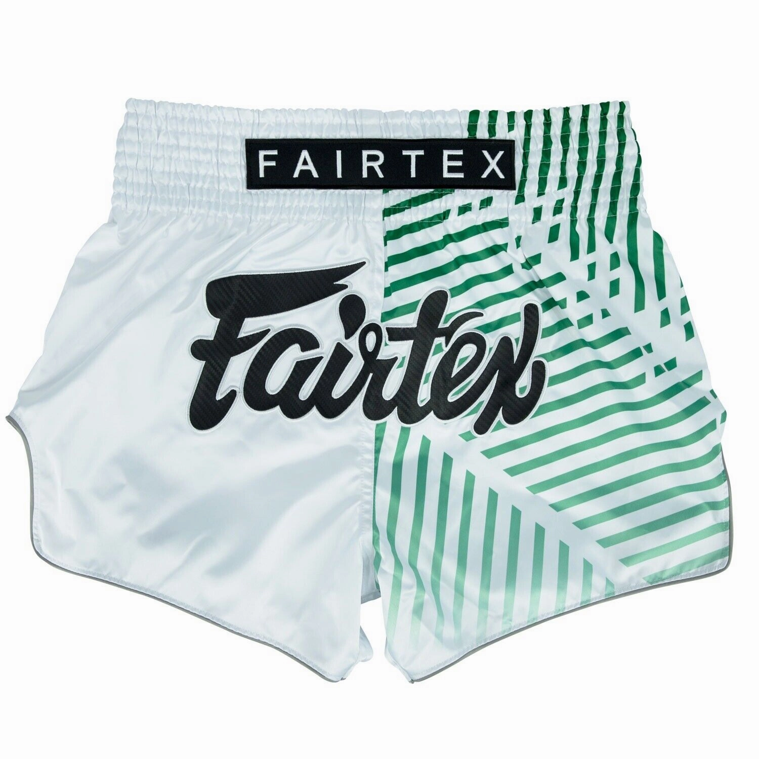 Fairtex Racer Muay Thai Shorts BS1923 White All Day Movement Fit