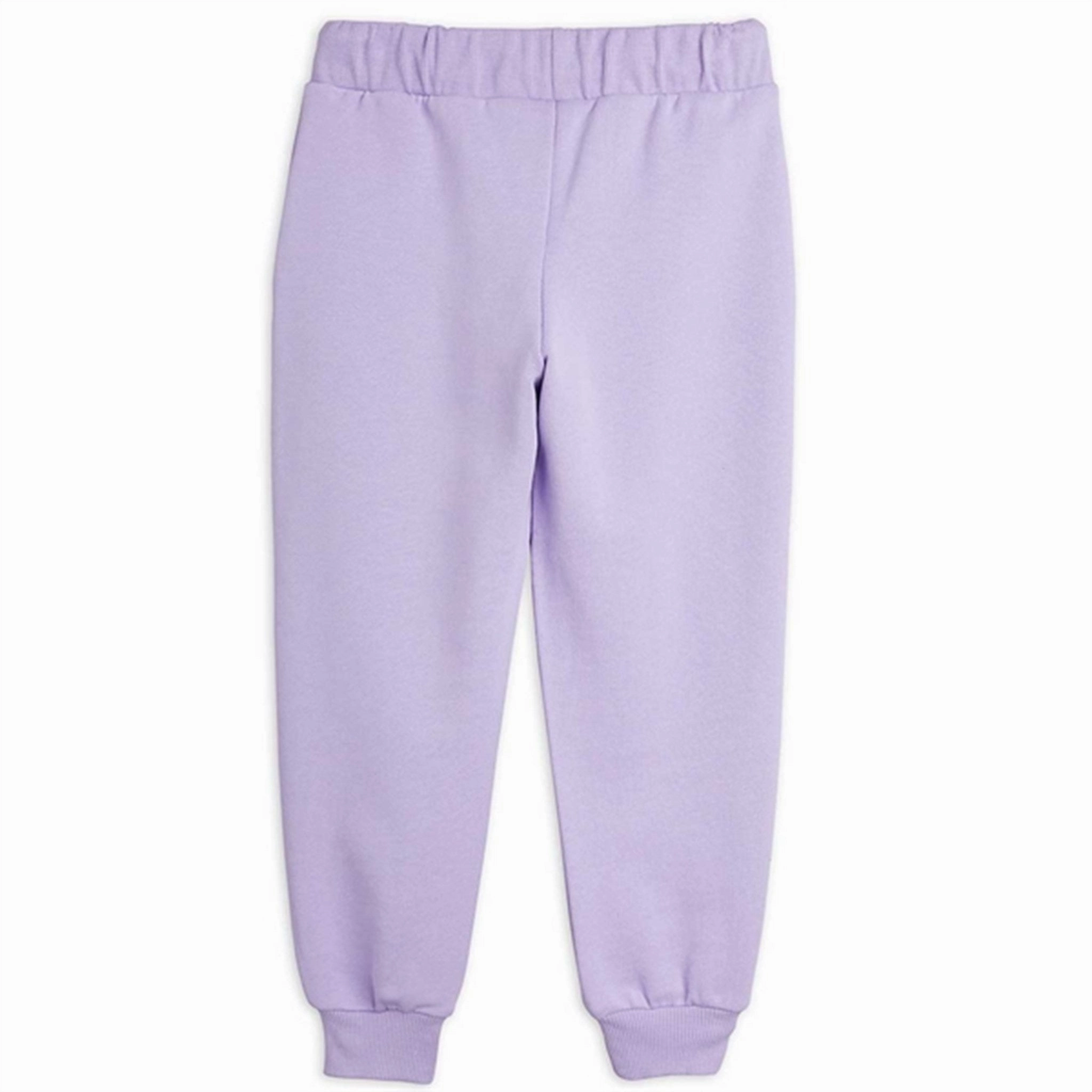 Mini Rodini Crocodile Purple Sweatpants Adjustable drawstring