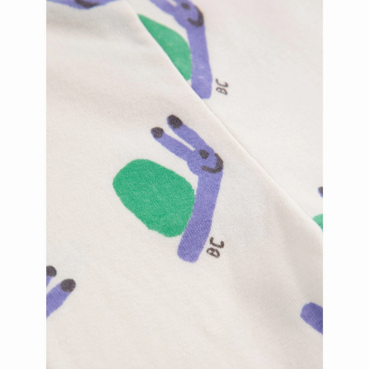 Relaxed Stretch Fit Bobo Choses Offwhite Funny Snail All Over Leggings