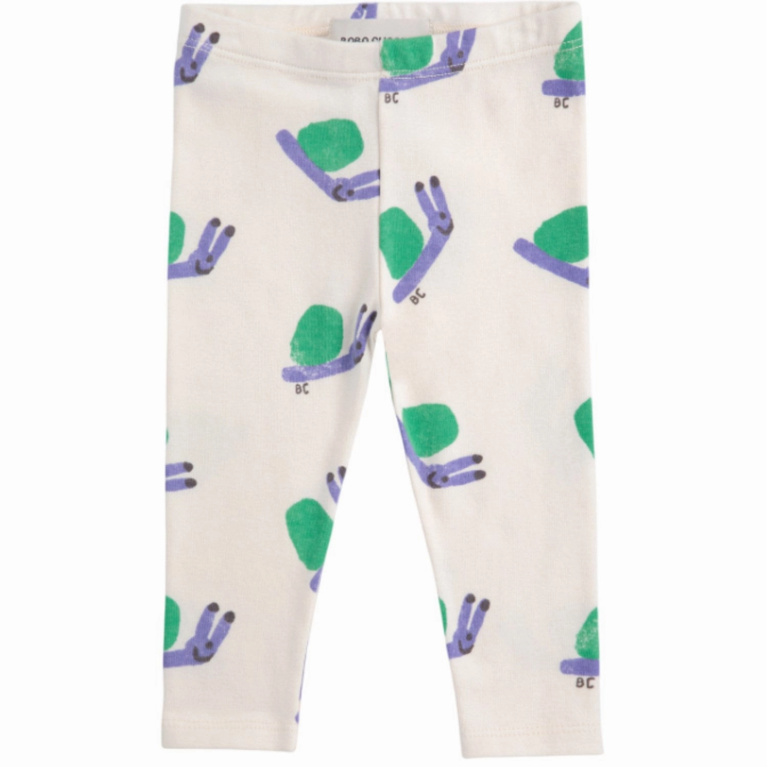 Winter Sports Mesh Panel Hiking Trail Loose Fit Bobo Choses Offwhite Funny Snail All Over Leggings