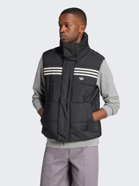 snap-up 70s Padded Gilet