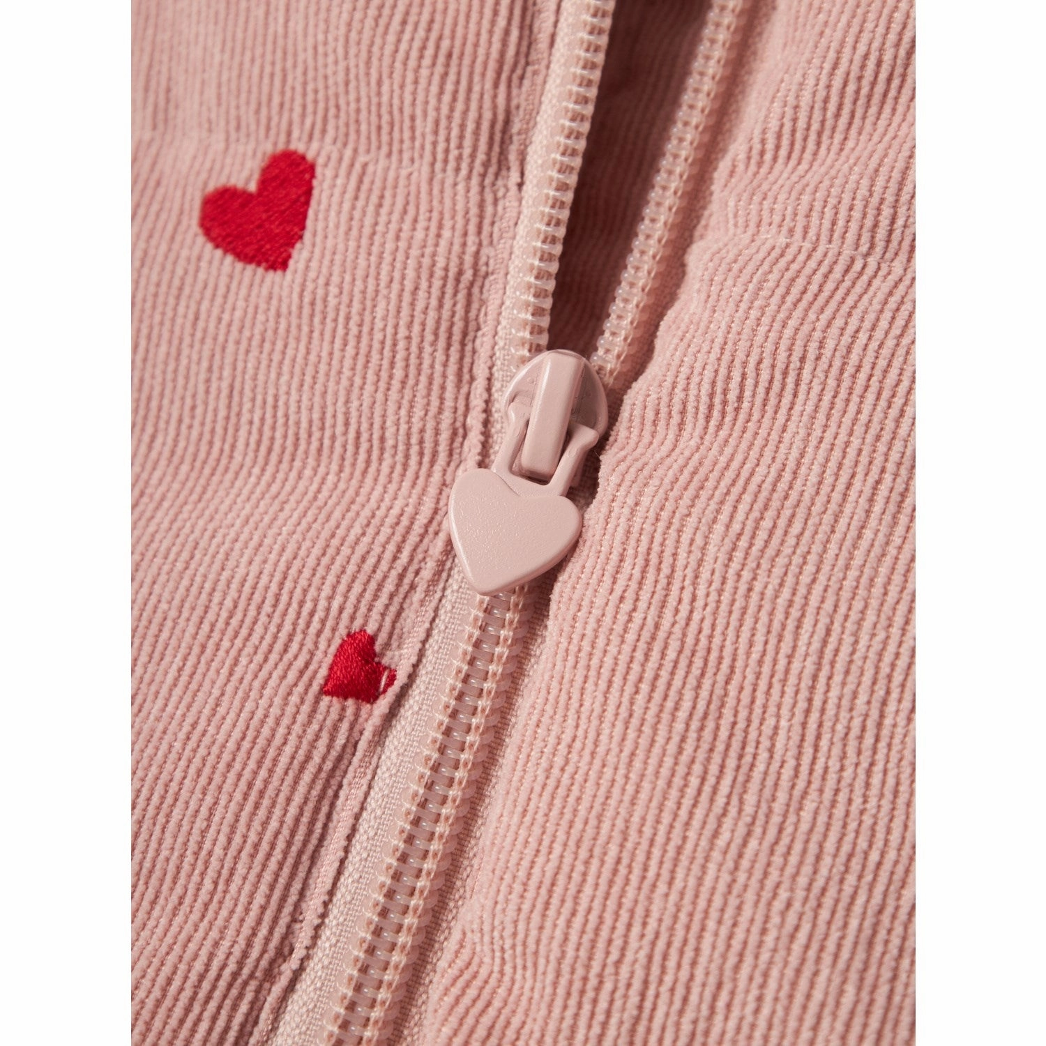 Name It Pale Mauve Mimosa Vest Fray Resistant Trim triangular