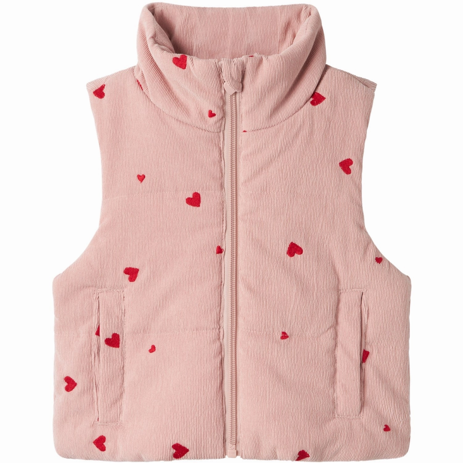 Name It Pale Mauve Mimosa Vest Time Shrink Resistant Fabric