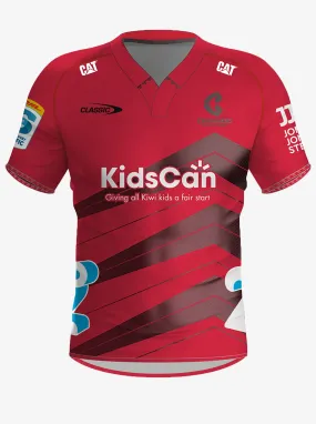 Odor Resistant Clothing Tech Moisture Lock Layer Crusaders Super Rugby 2024 Home Jersey