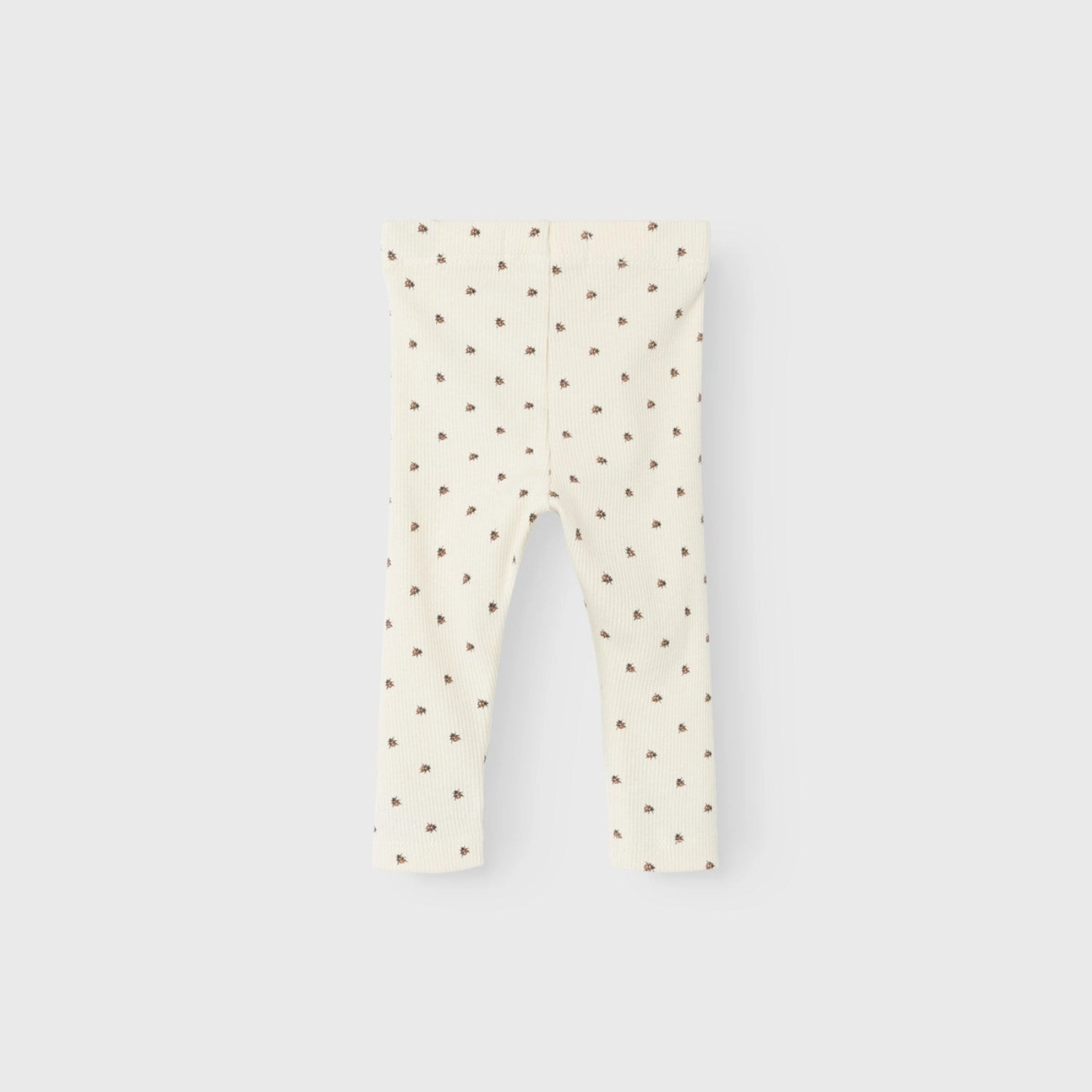 Lil'Atelier Turtledove Ladybug Lago Kye Slim Leggings Noos Skin Friendly Evening Walk Elastic hemline