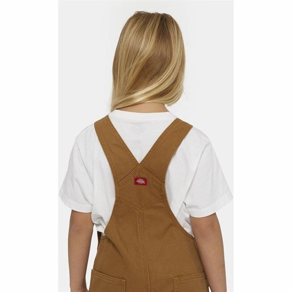 Chic casual Dickies Duck Canvas Bib Overall Brown Duck