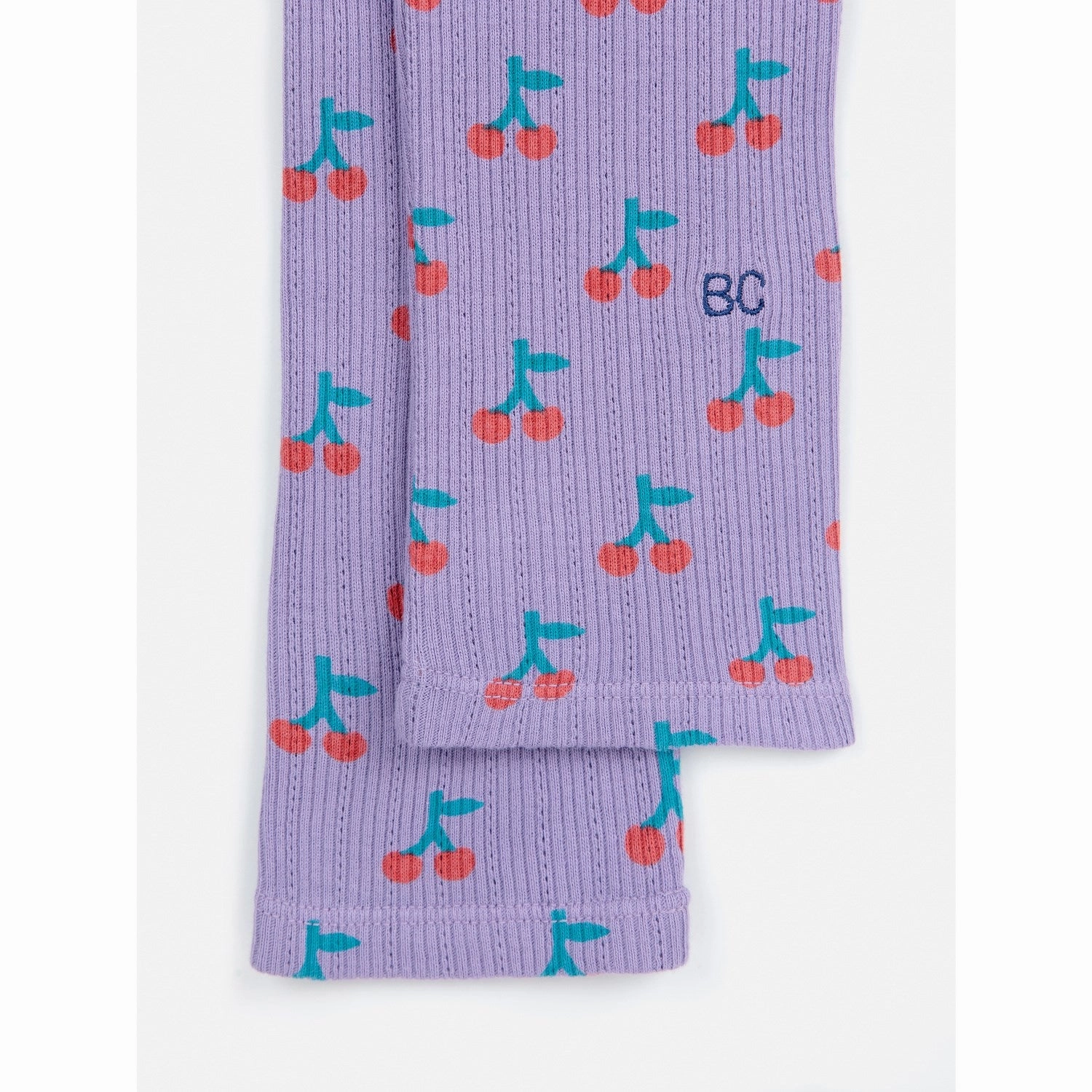 Bobo Choses Lavender Bobo Cherry All Over Legging Extra Soft For Men Slim and Comfortable Wear